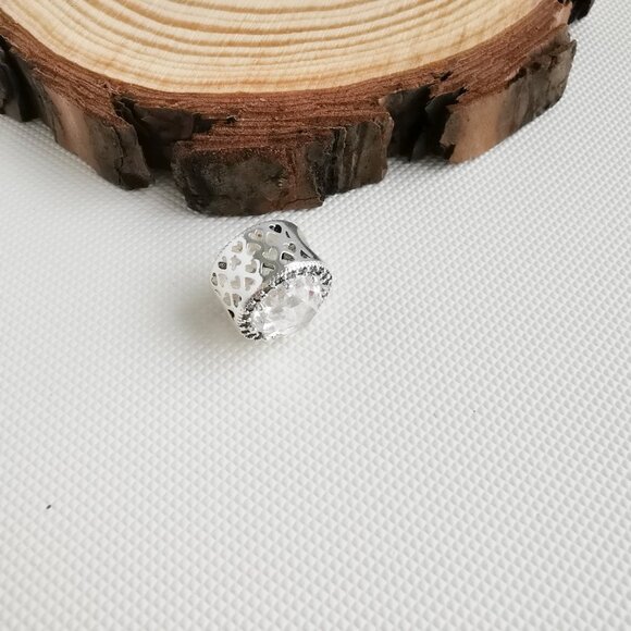 Pandora Jewelry - Pandora Pandora Moments Zirconia Charm Sterling Silver